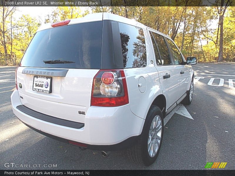 Whistler White / Ebony Black 2008 Land Rover LR2 SE