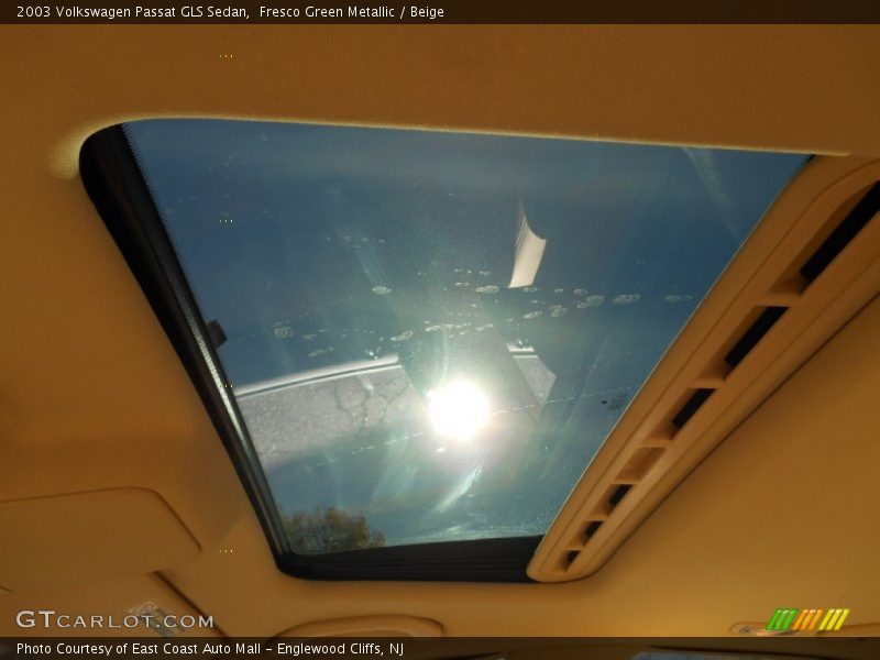 Fresco Green Metallic / Beige 2003 Volkswagen Passat GLS Sedan