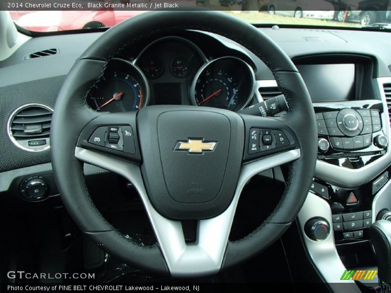 Black Granite Metallic / Jet Black 2014 Chevrolet Cruze Eco