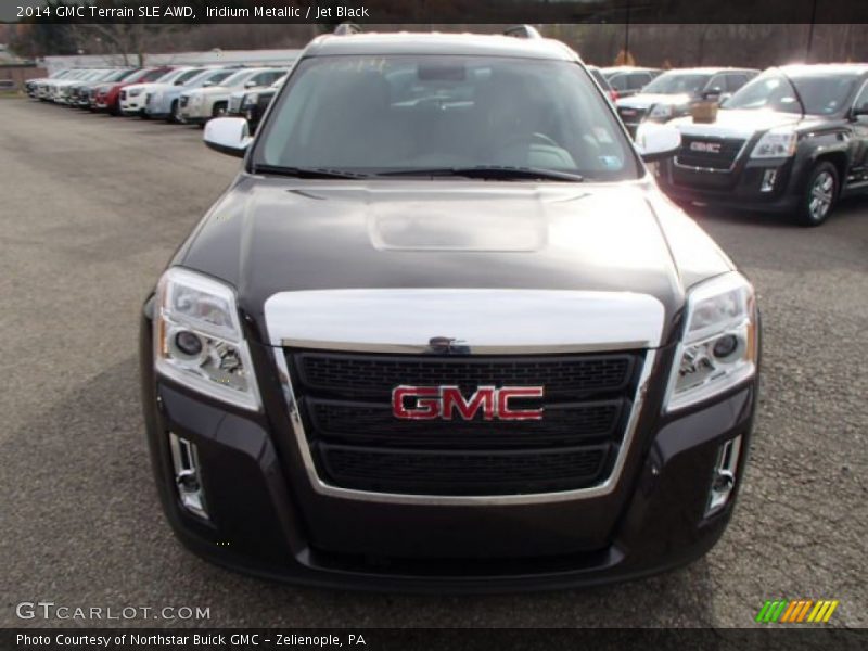 Iridium Metallic / Jet Black 2014 GMC Terrain SLE AWD