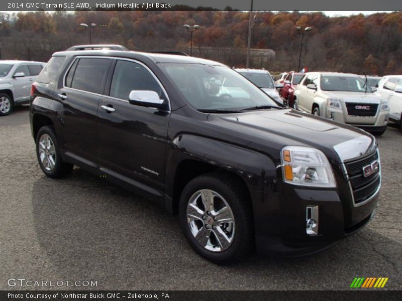 Iridium Metallic / Jet Black 2014 GMC Terrain SLE AWD