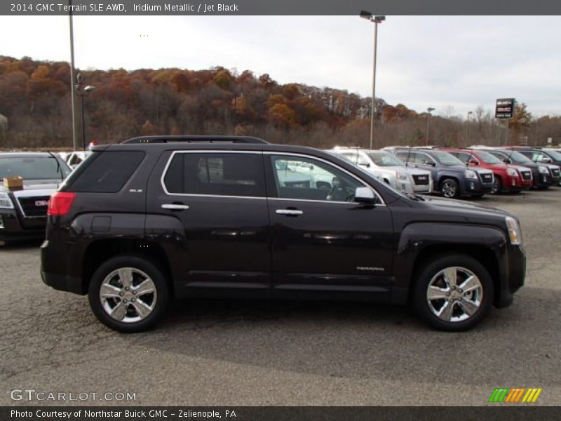 Iridium Metallic / Jet Black 2014 GMC Terrain SLE AWD