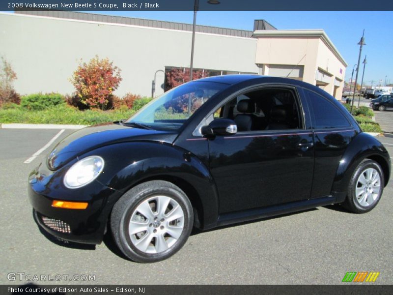 Black / Black 2008 Volkswagen New Beetle S Coupe