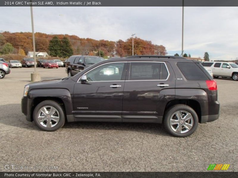 Iridium Metallic / Jet Black 2014 GMC Terrain SLE AWD