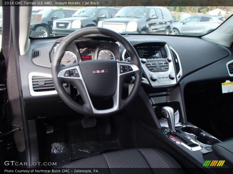 Iridium Metallic / Jet Black 2014 GMC Terrain SLE AWD