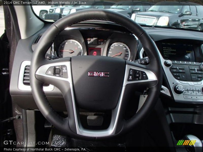 Iridium Metallic / Jet Black 2014 GMC Terrain SLE AWD