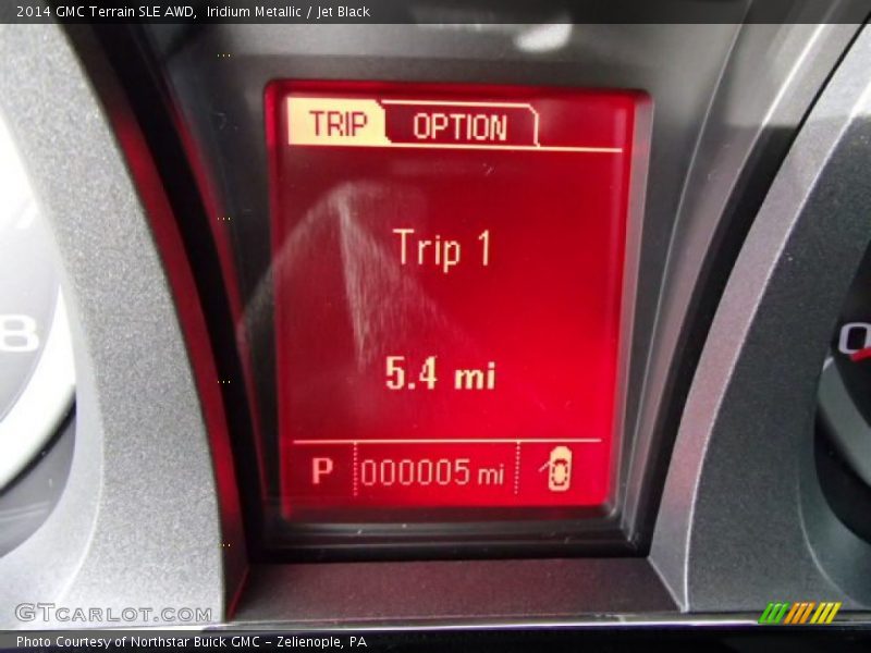 Iridium Metallic / Jet Black 2014 GMC Terrain SLE AWD