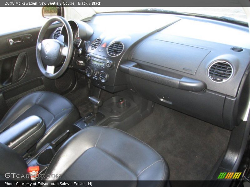 Black / Black 2008 Volkswagen New Beetle S Coupe