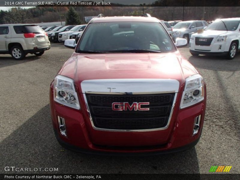 Crystal Red Tintcoat / Jet Black 2014 GMC Terrain SLE AWD