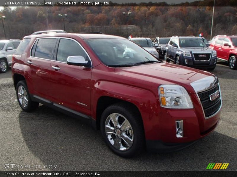Crystal Red Tintcoat / Jet Black 2014 GMC Terrain SLE AWD