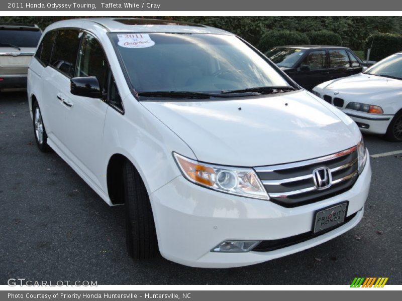 Taffeta White / Gray 2011 Honda Odyssey Touring