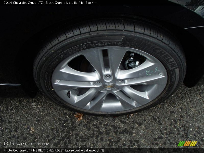 Black Granite Metallic / Jet Black 2014 Chevrolet Cruze LTZ