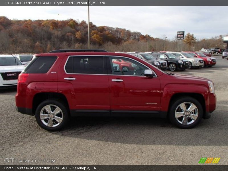 Crystal Red Tintcoat / Jet Black 2014 GMC Terrain SLE AWD