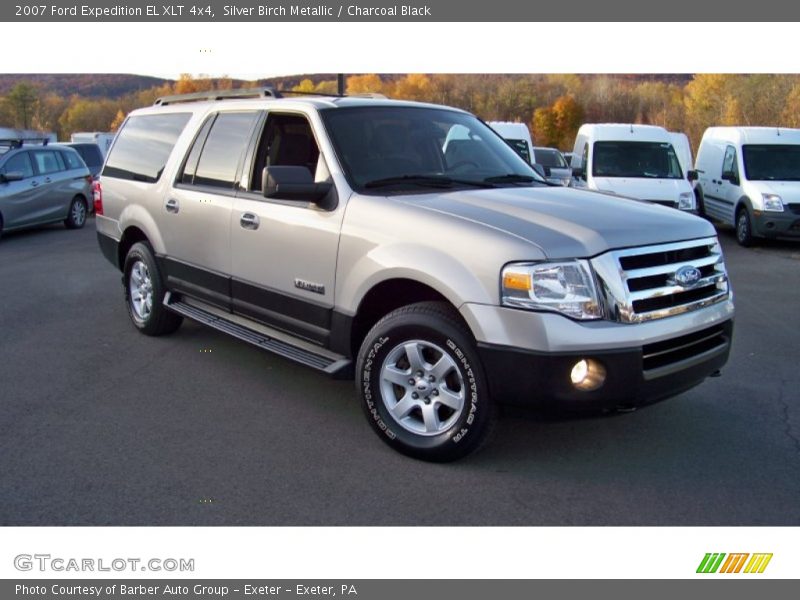 Silver Birch Metallic / Charcoal Black 2007 Ford Expedition EL XLT 4x4