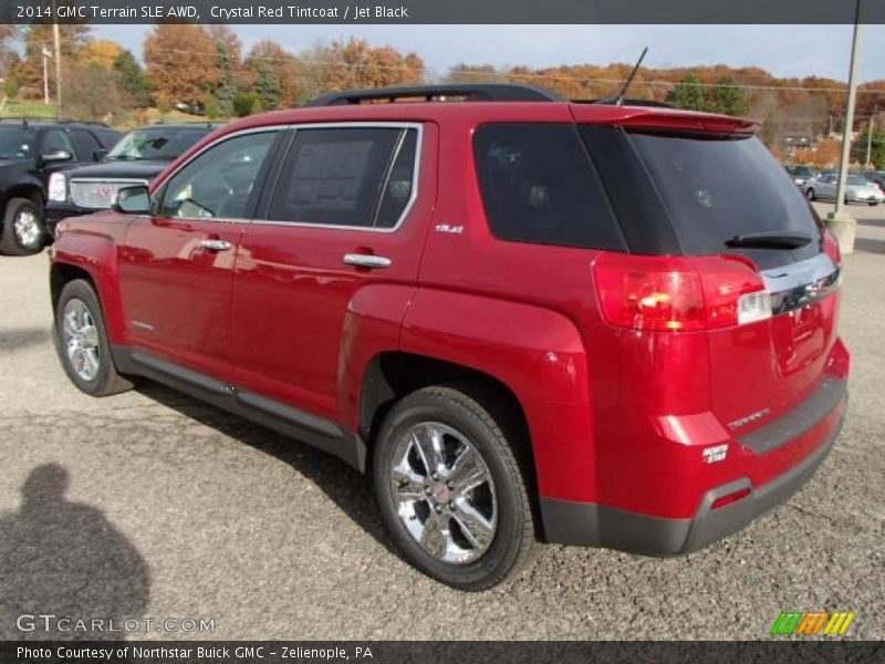 Crystal Red Tintcoat / Jet Black 2014 GMC Terrain SLE AWD