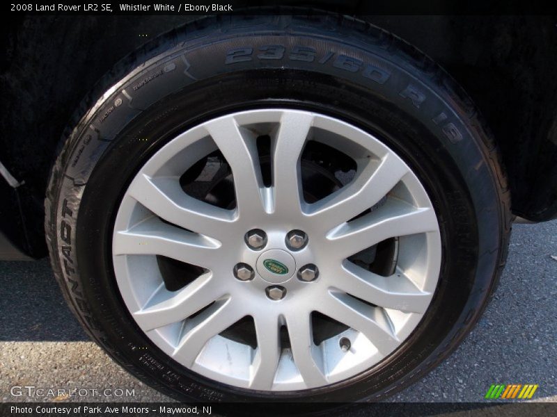 Whistler White / Ebony Black 2008 Land Rover LR2 SE