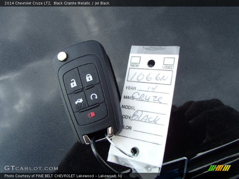 Black Granite Metallic / Jet Black 2014 Chevrolet Cruze LTZ
