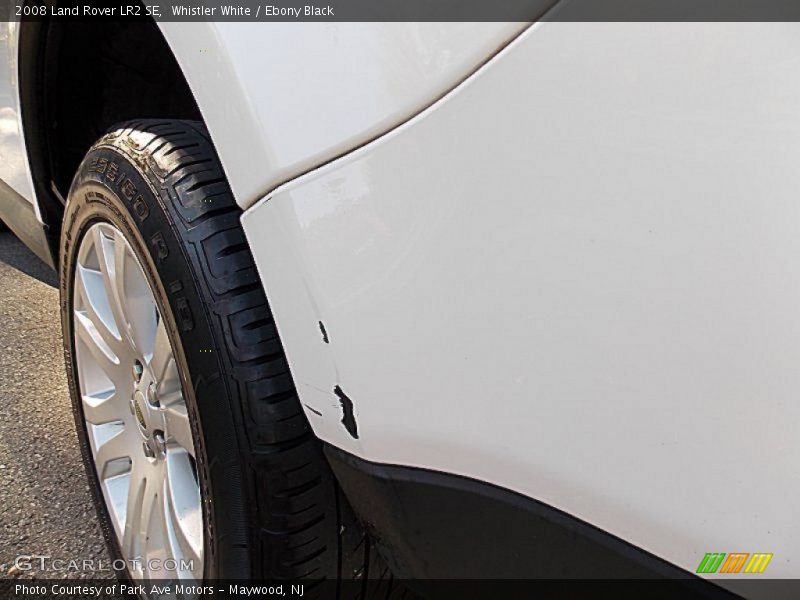 Whistler White / Ebony Black 2008 Land Rover LR2 SE