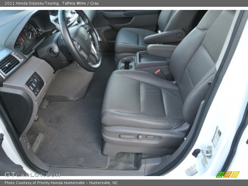 Taffeta White / Gray 2011 Honda Odyssey Touring