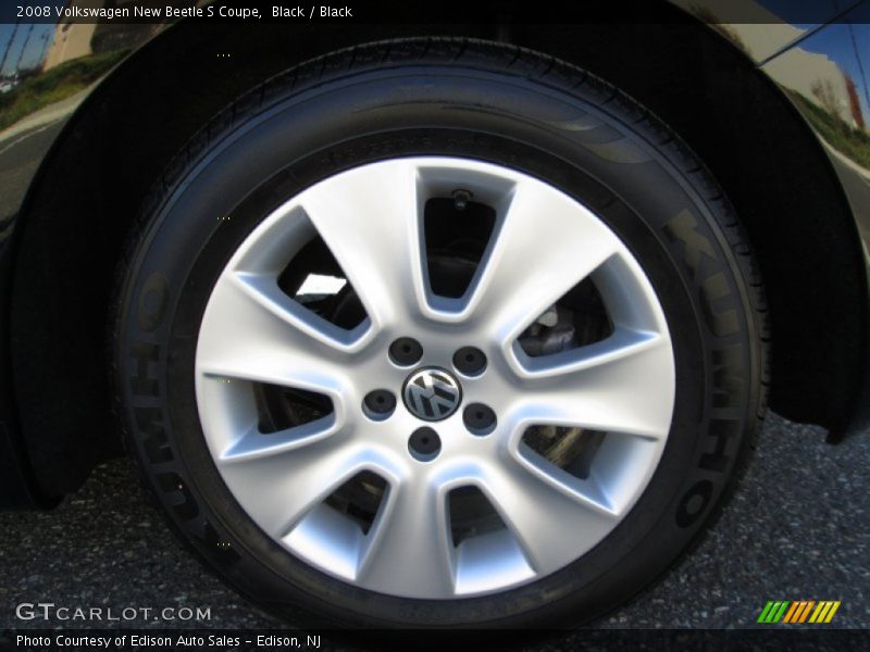 Black / Black 2008 Volkswagen New Beetle S Coupe