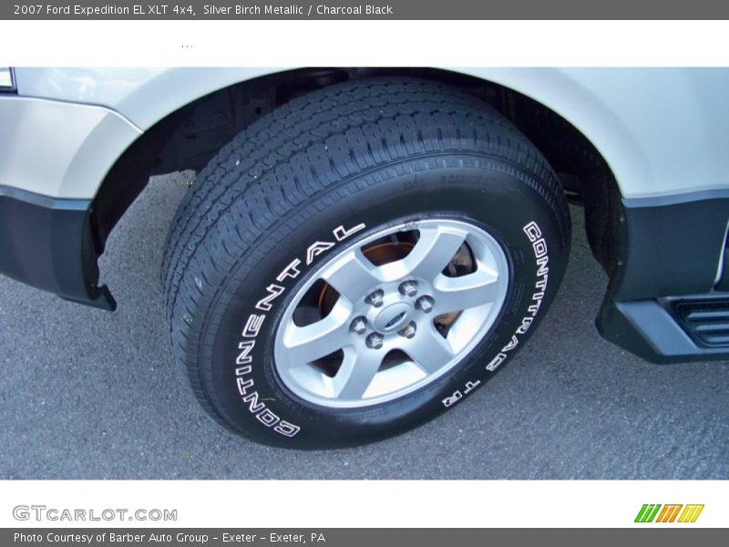 Silver Birch Metallic / Charcoal Black 2007 Ford Expedition EL XLT 4x4