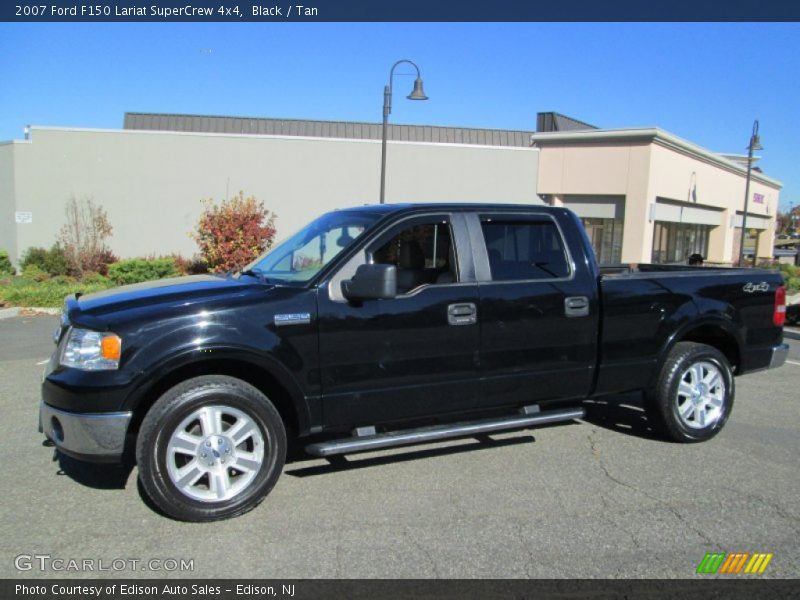 Black / Tan 2007 Ford F150 Lariat SuperCrew 4x4