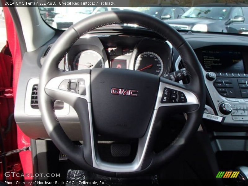 Crystal Red Tintcoat / Jet Black 2014 GMC Terrain SLE AWD
