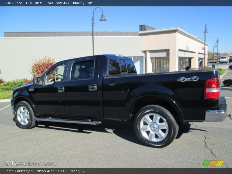 Black / Tan 2007 Ford F150 Lariat SuperCrew 4x4
