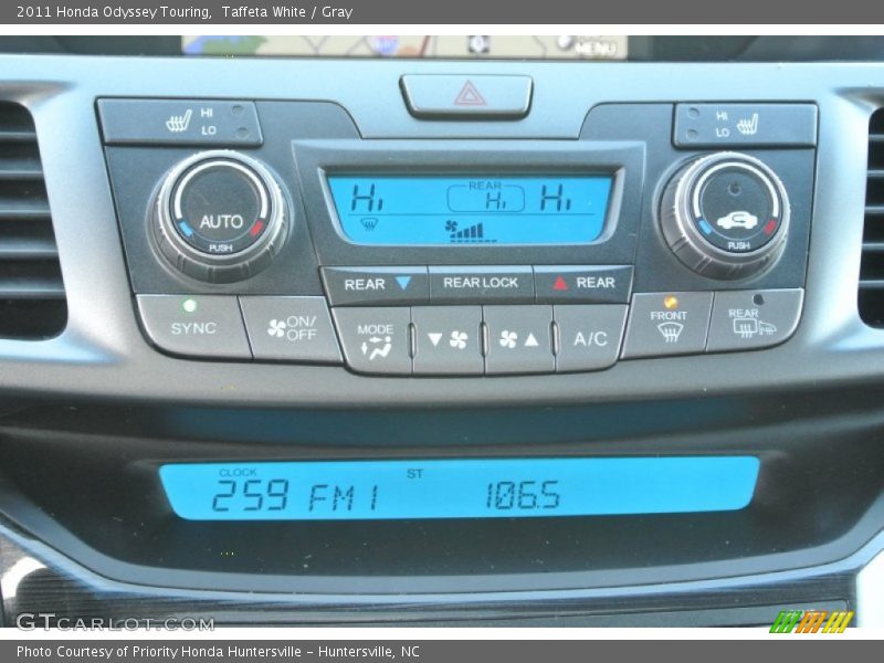 Taffeta White / Gray 2011 Honda Odyssey Touring