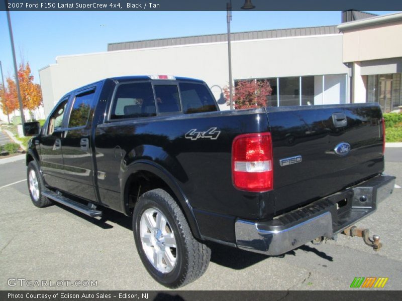 Black / Tan 2007 Ford F150 Lariat SuperCrew 4x4