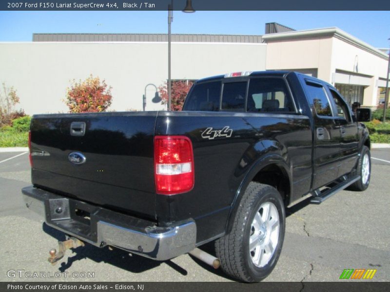 Black / Tan 2007 Ford F150 Lariat SuperCrew 4x4