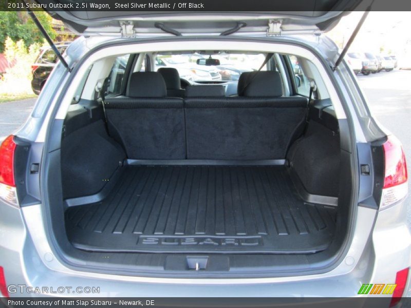 Steel Silver Metallic / Off Black 2011 Subaru Outback 2.5i Wagon