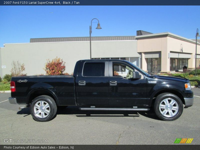 Black / Tan 2007 Ford F150 Lariat SuperCrew 4x4