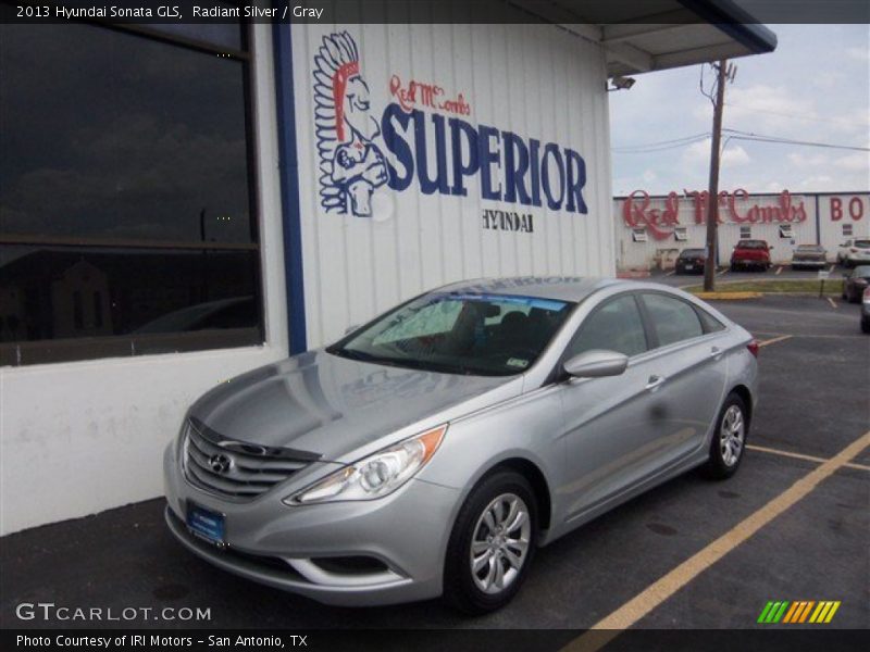 Radiant Silver / Gray 2013 Hyundai Sonata GLS