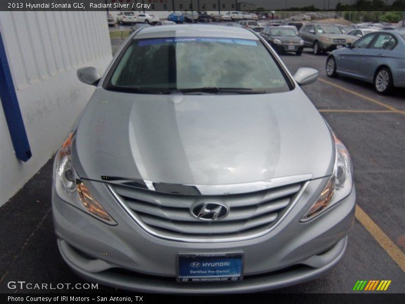 Radiant Silver / Gray 2013 Hyundai Sonata GLS