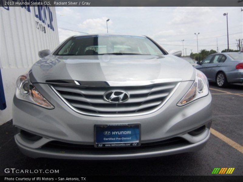 Radiant Silver / Gray 2013 Hyundai Sonata GLS