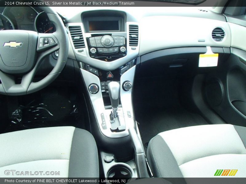 Silver Ice Metallic / Jet Black/Medium Titanium 2014 Chevrolet Cruze LS
