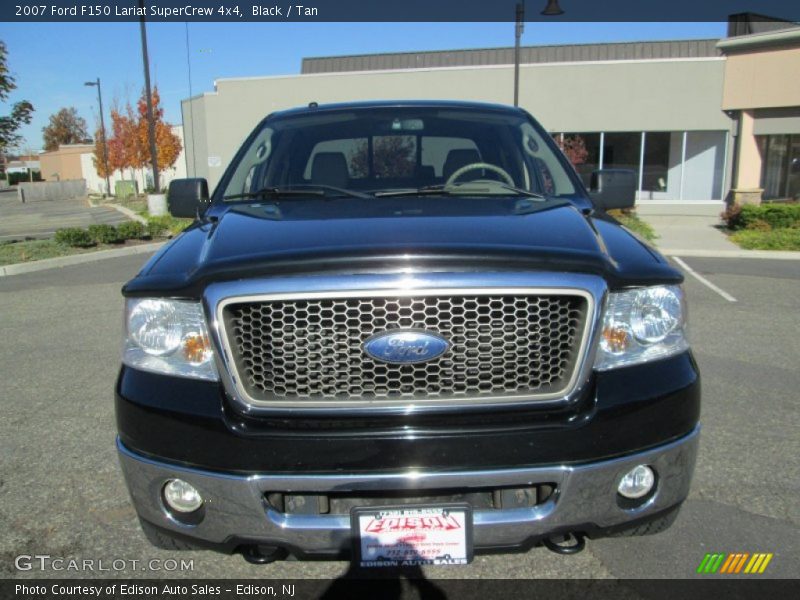 Black / Tan 2007 Ford F150 Lariat SuperCrew 4x4