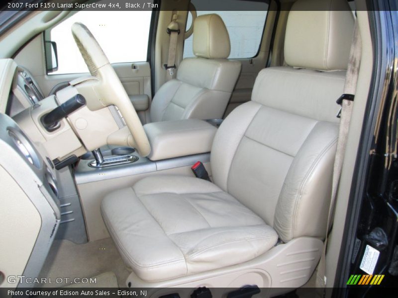 Black / Tan 2007 Ford F150 Lariat SuperCrew 4x4