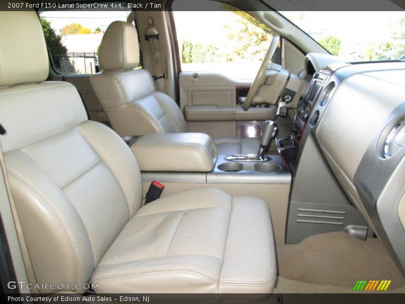 Black / Tan 2007 Ford F150 Lariat SuperCrew 4x4