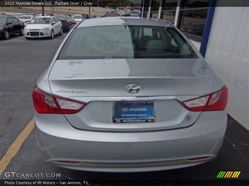 Radiant Silver / Gray 2013 Hyundai Sonata GLS