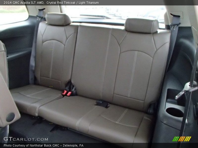 Crystal Red Tintcoat / Light Titanium 2014 GMC Acadia SLT AWD
