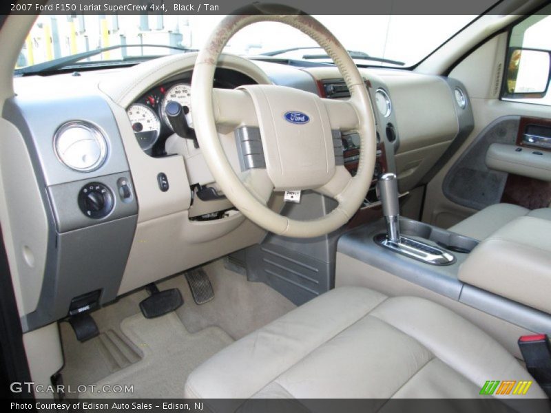 Black / Tan 2007 Ford F150 Lariat SuperCrew 4x4