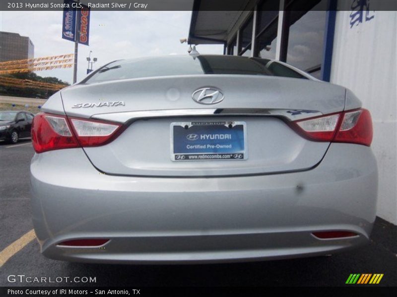 Radiant Silver / Gray 2013 Hyundai Sonata GLS