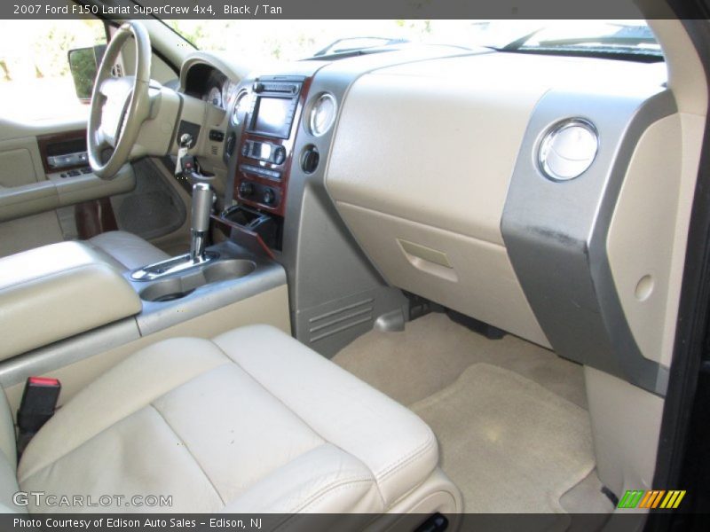 Black / Tan 2007 Ford F150 Lariat SuperCrew 4x4
