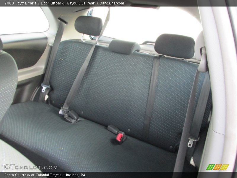 Bayou Blue Pearl / Dark Charcoal 2008 Toyota Yaris 3 Door Liftback