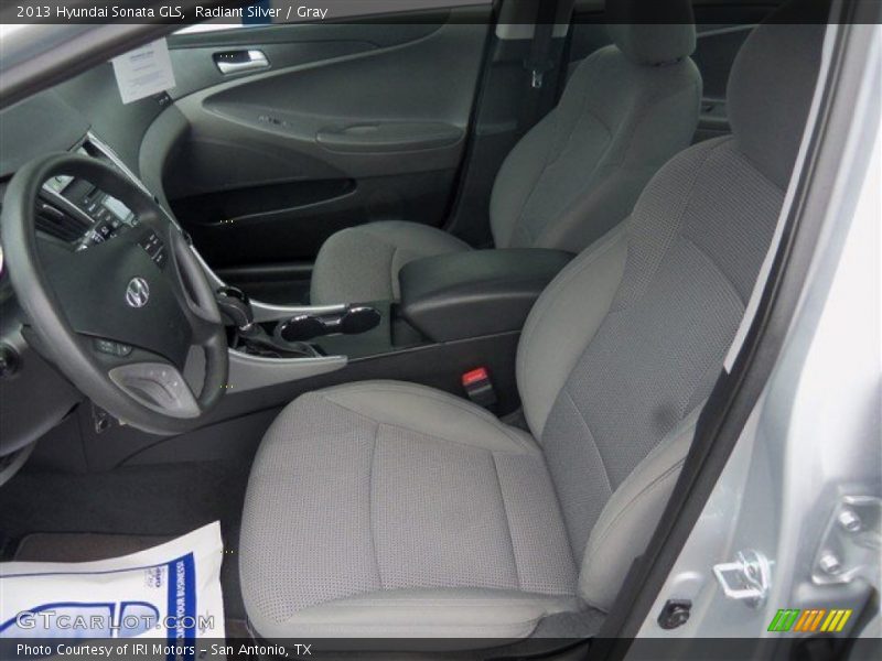 Radiant Silver / Gray 2013 Hyundai Sonata GLS