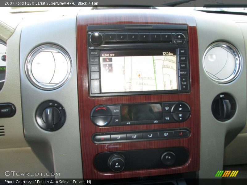 Black / Tan 2007 Ford F150 Lariat SuperCrew 4x4