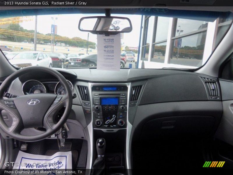 Radiant Silver / Gray 2013 Hyundai Sonata GLS