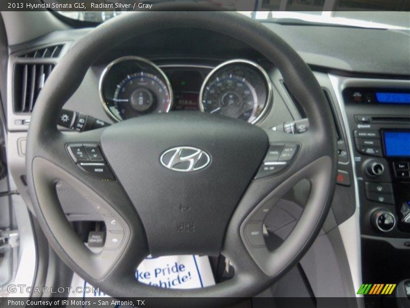 Radiant Silver / Gray 2013 Hyundai Sonata GLS